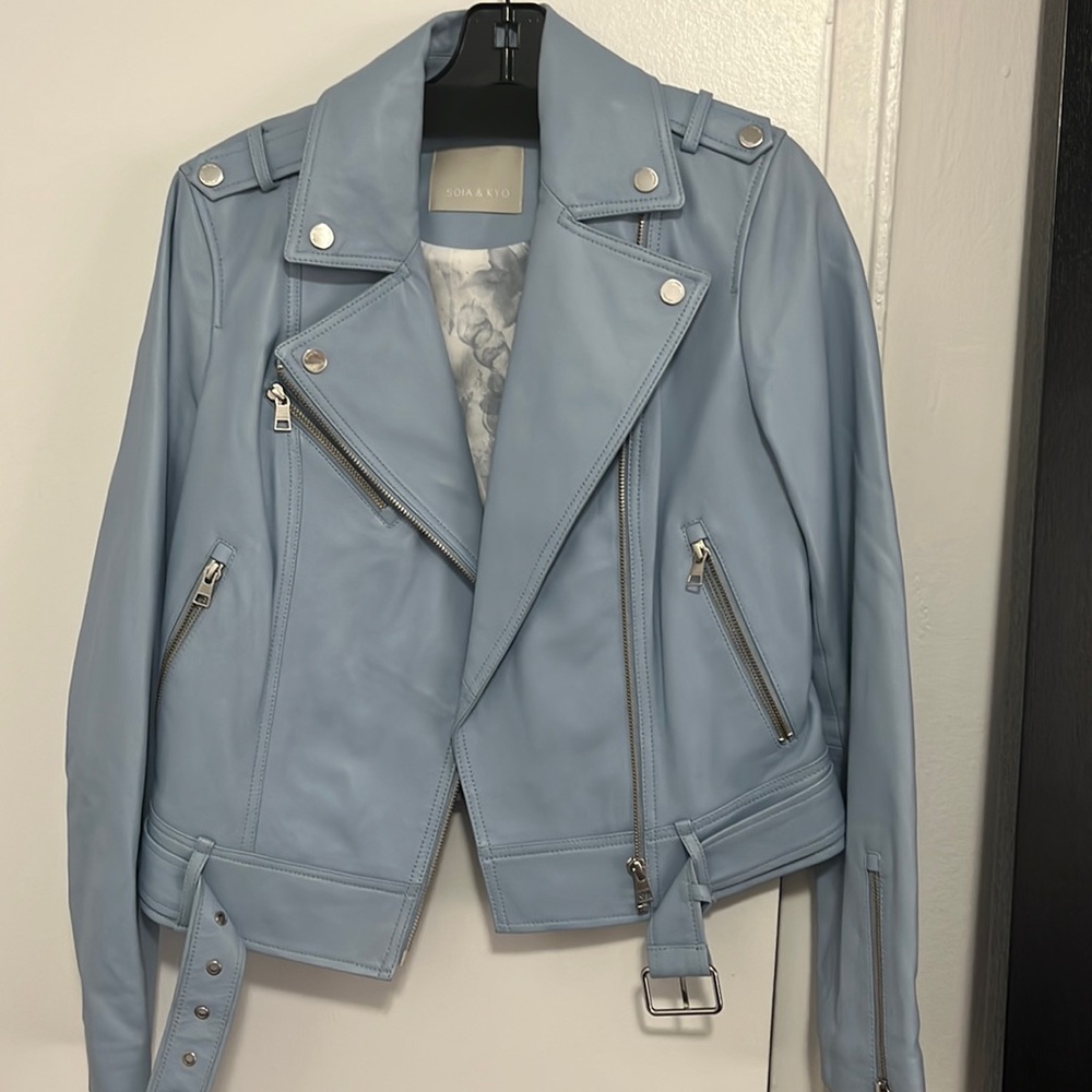 Soia and Kyo Leather Jacket - Like New!